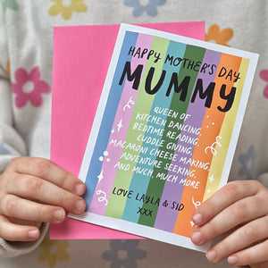 Mothers Day Card Queen Of....