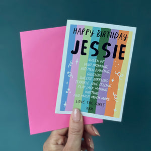 Birthday Card - reasons why they are great