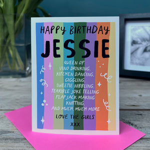 Birthday Card - reasons why they are great