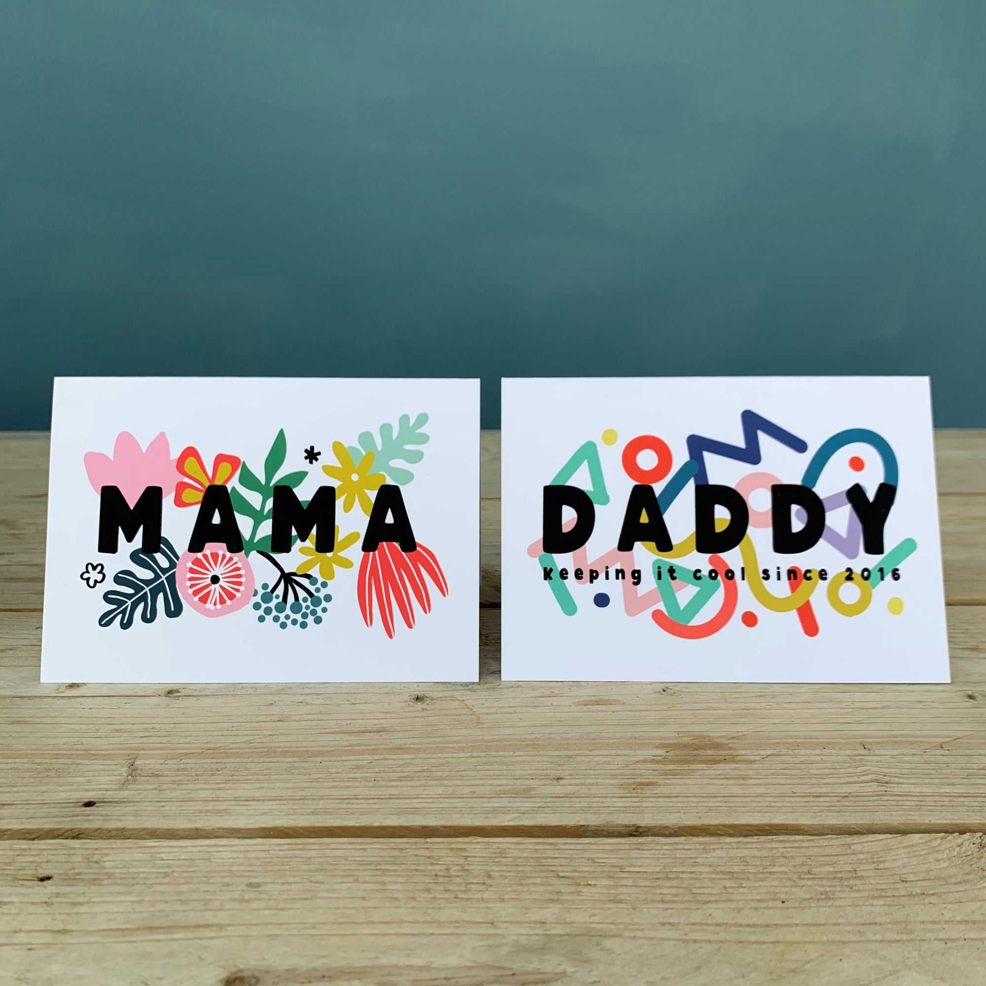 Vibrant Floral Mama Card