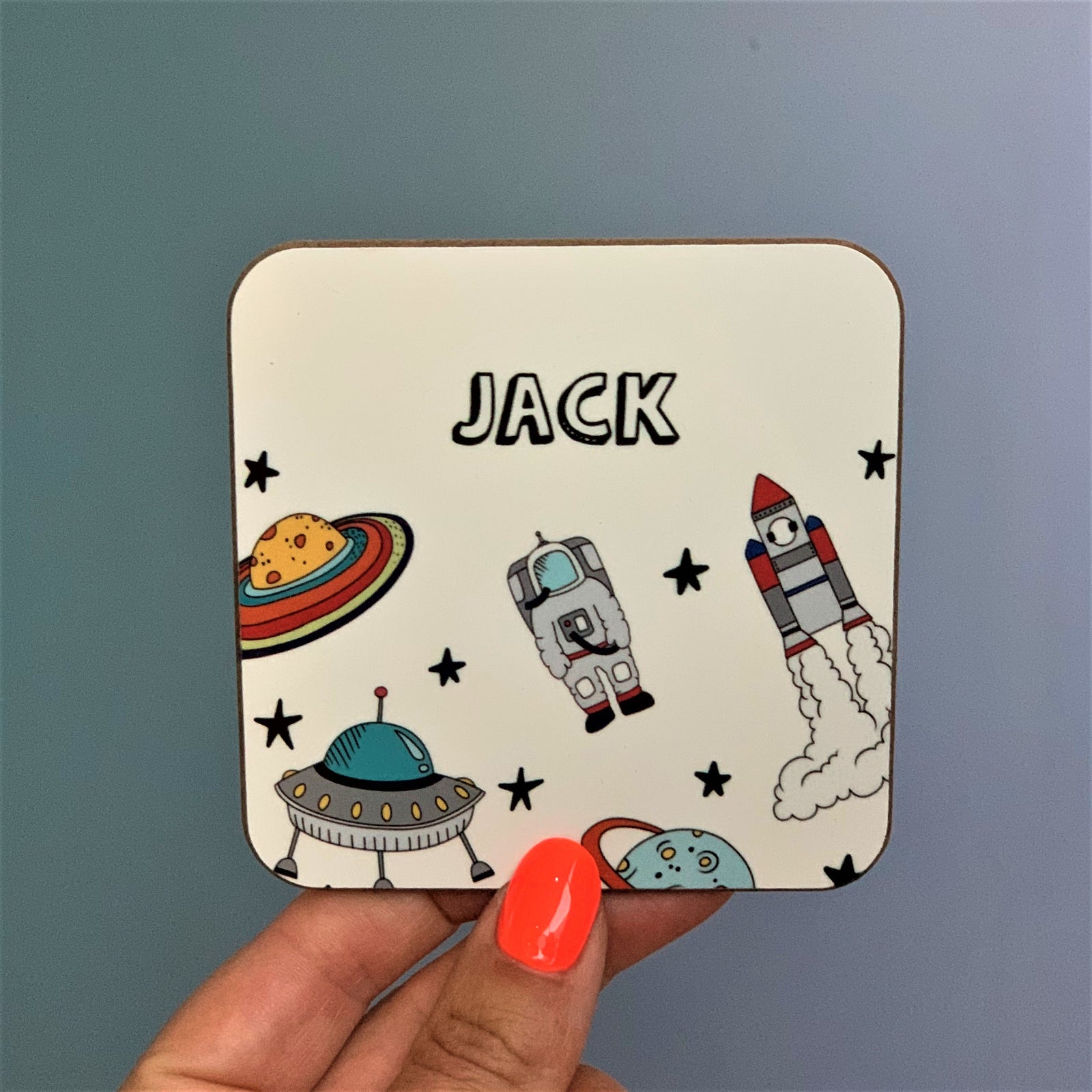 Space Theme Coaster - Hendog Designs