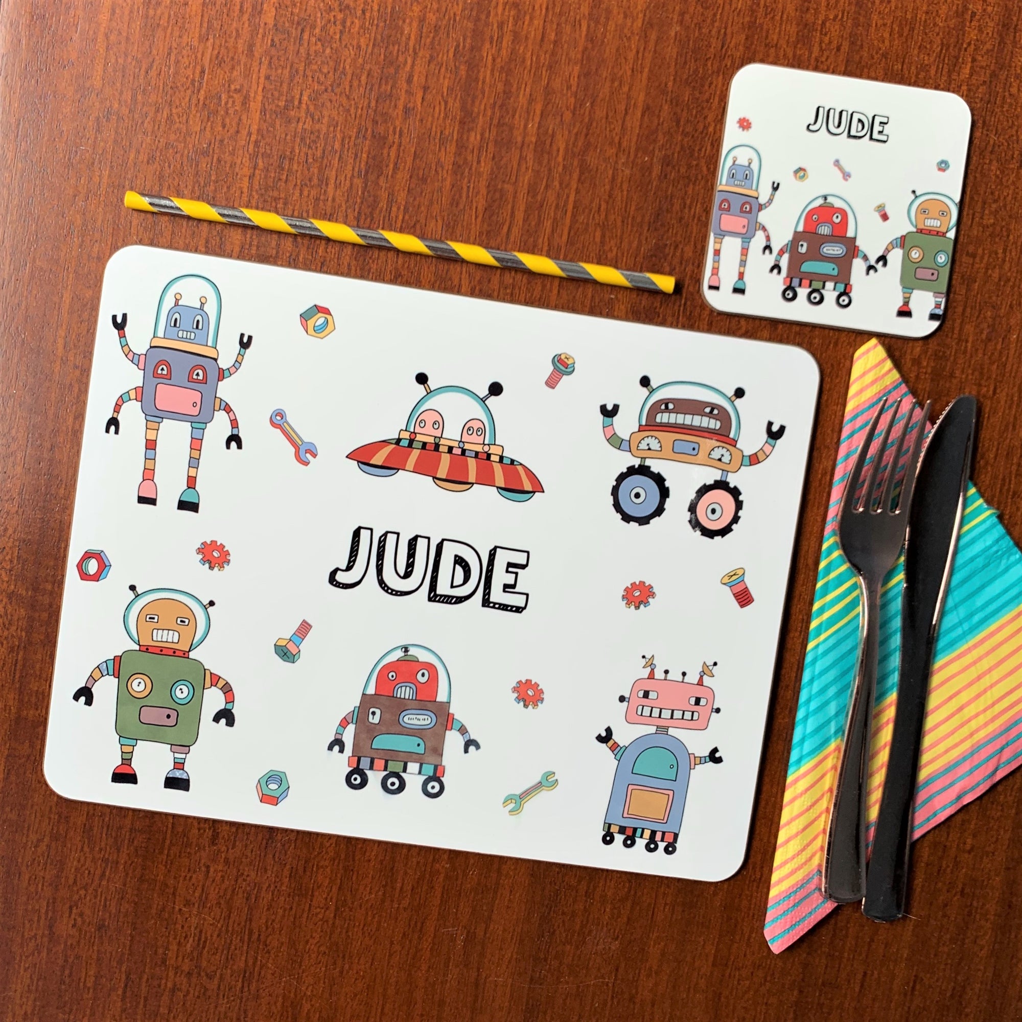 Robot Placemat - Hendog Designs