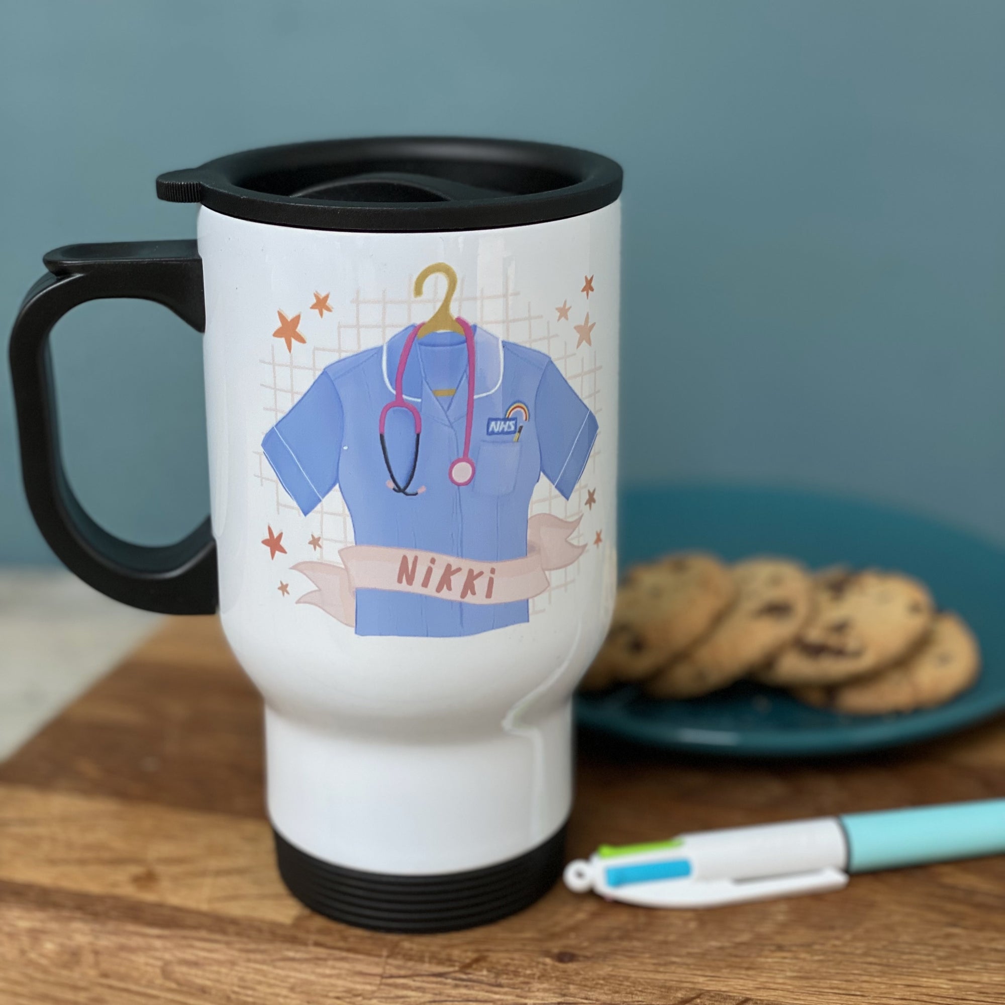 Nurse Travel Mug With Name