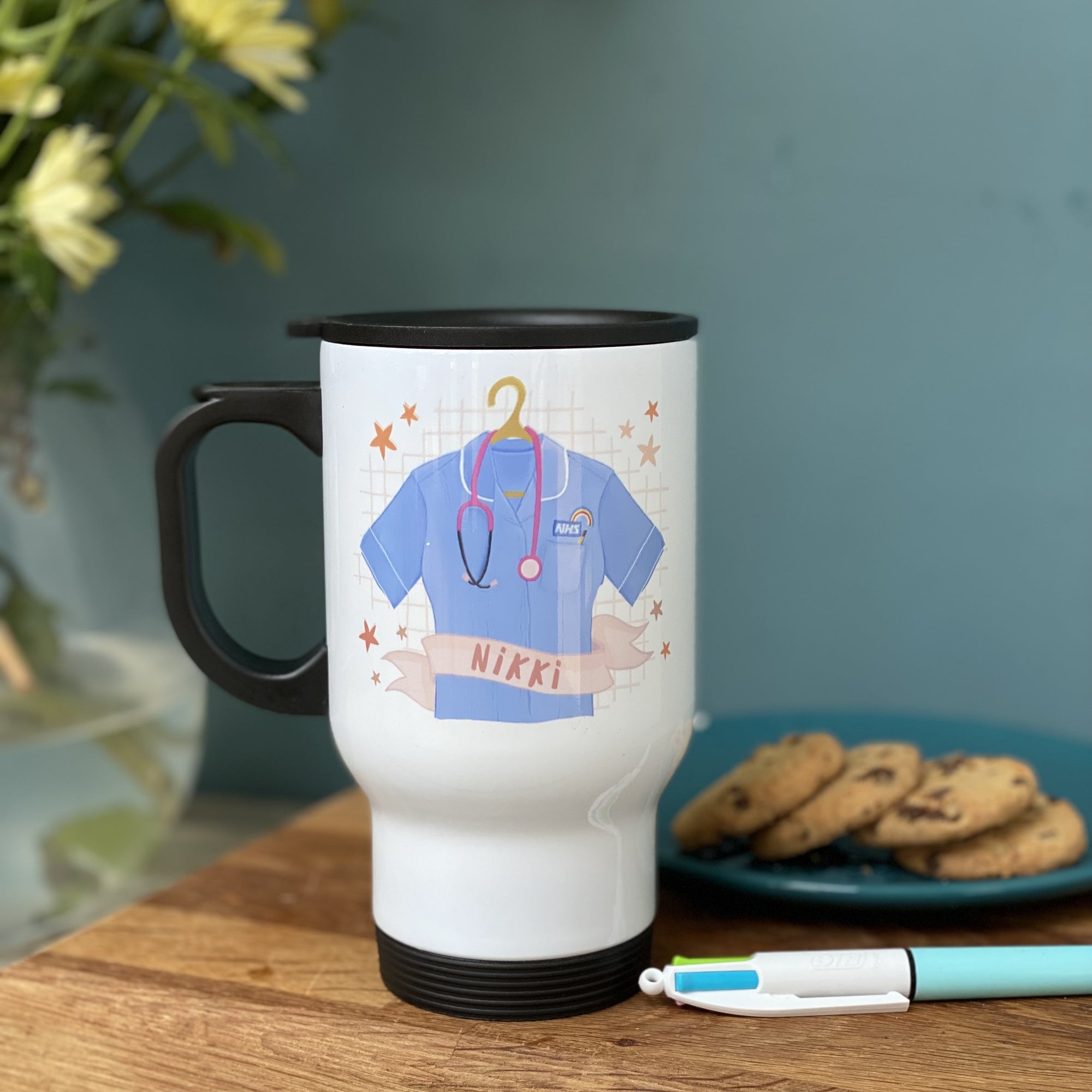 Nurse Travel Mug With Name