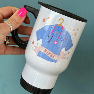 Nurse Travel Mug With Name