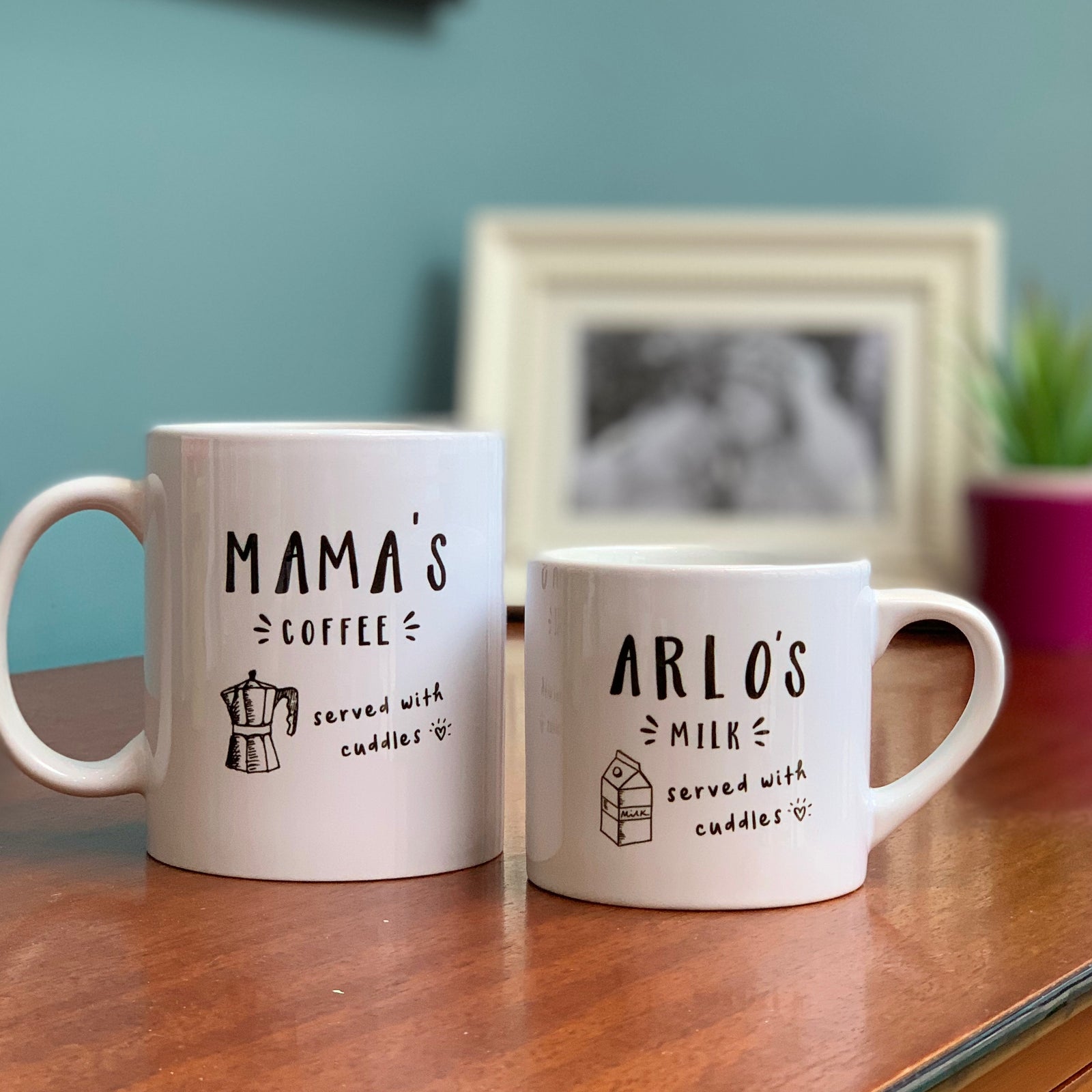 Mummy And Me Mug Set  Served With Cuddles