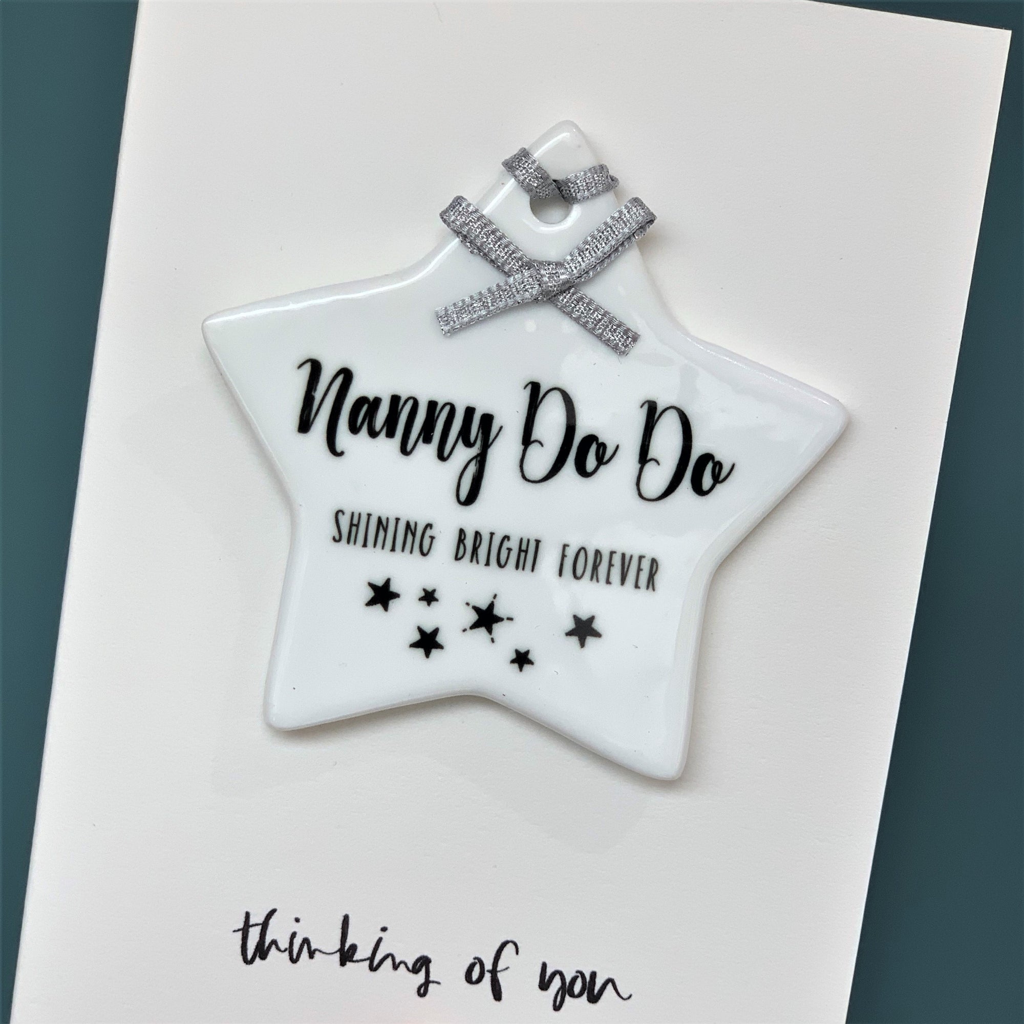 Luxury Memorial Thinking Of You Card With Keepsake