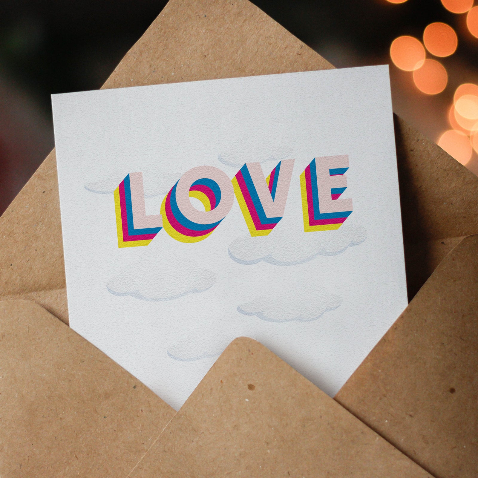 Love Is In The Air Greeting Card - Hendog Designs