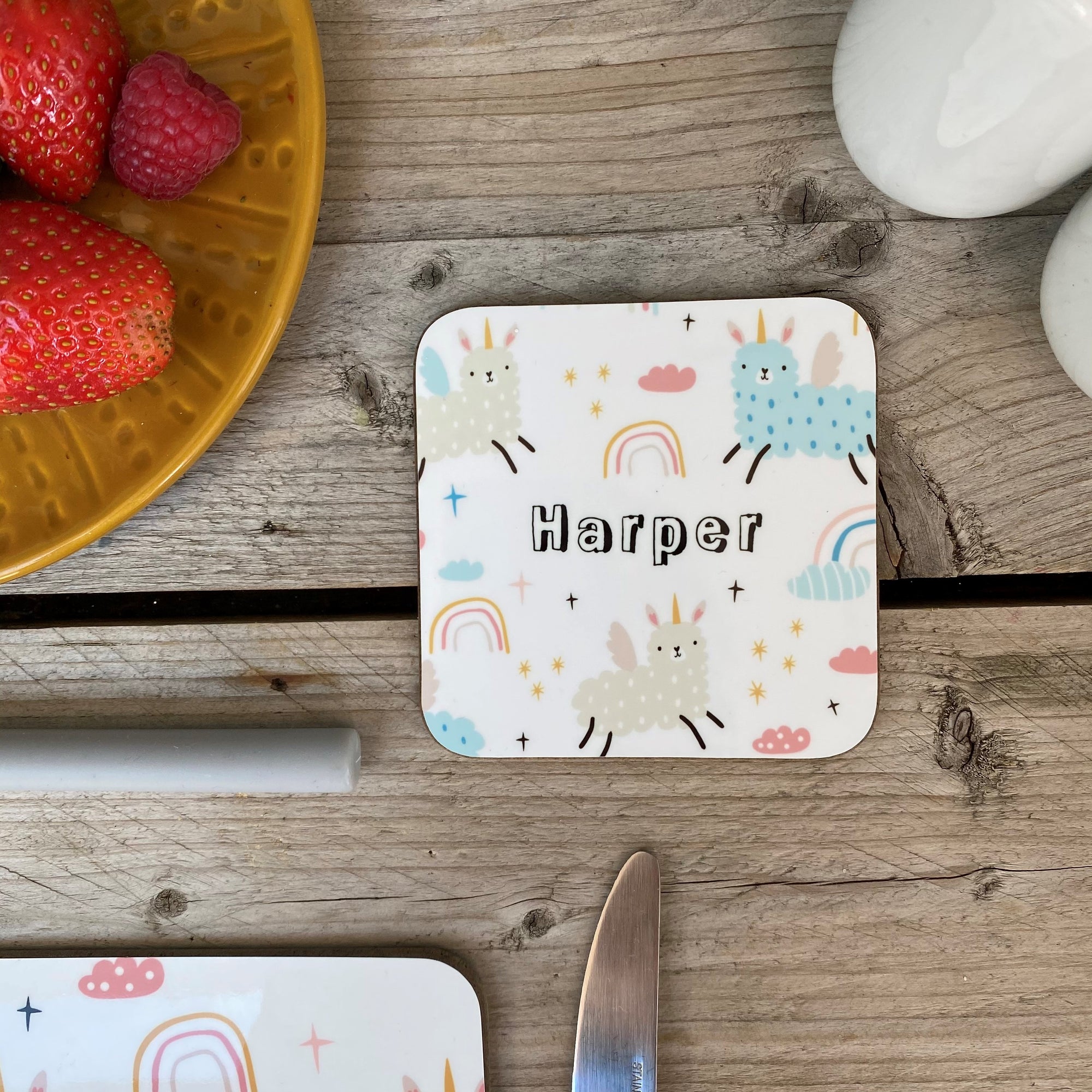 Llamacorns Personalised Placemat