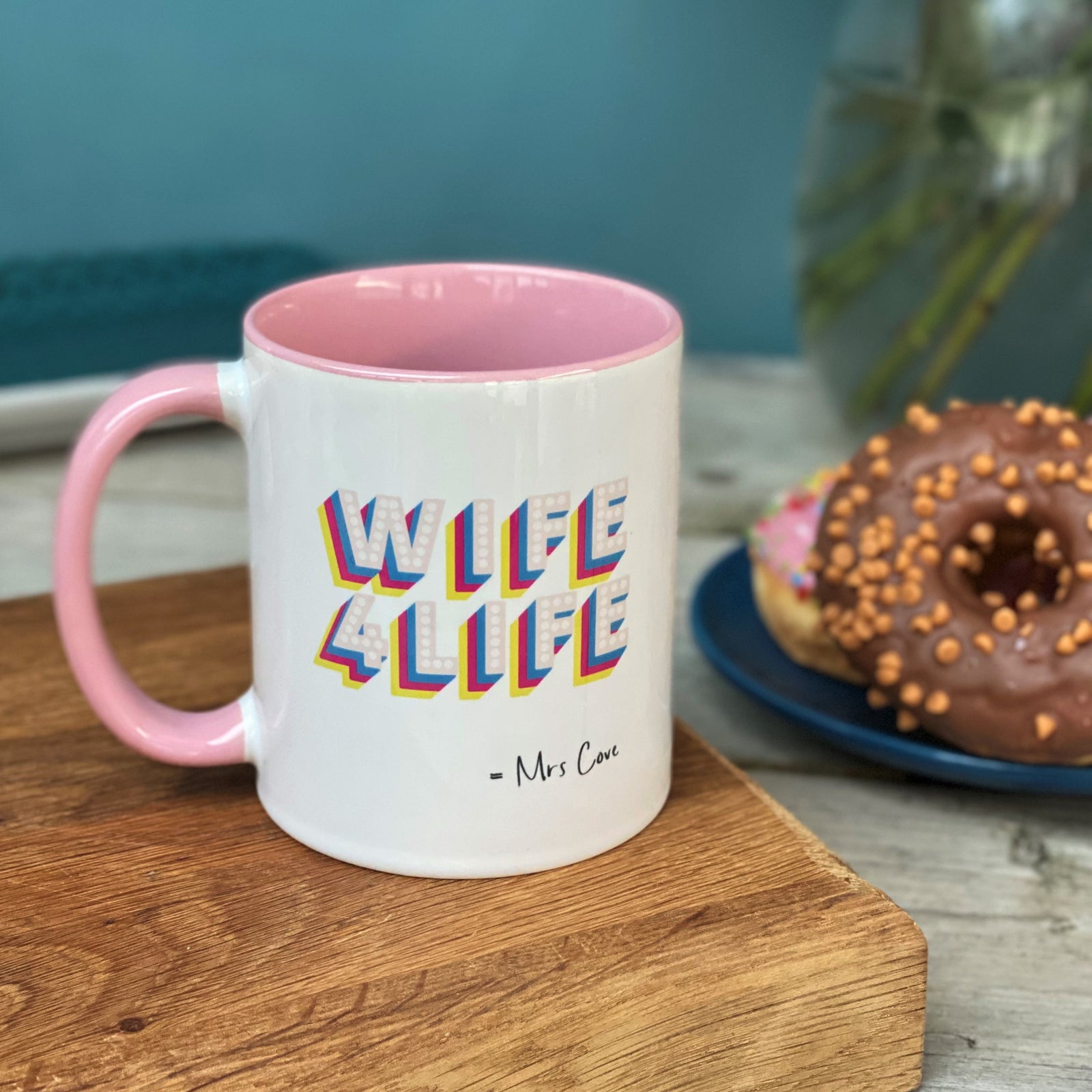 wife for life Mug with name 