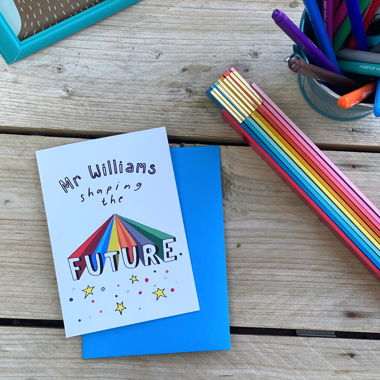 Teacher Thank You Card - Shaping the Future