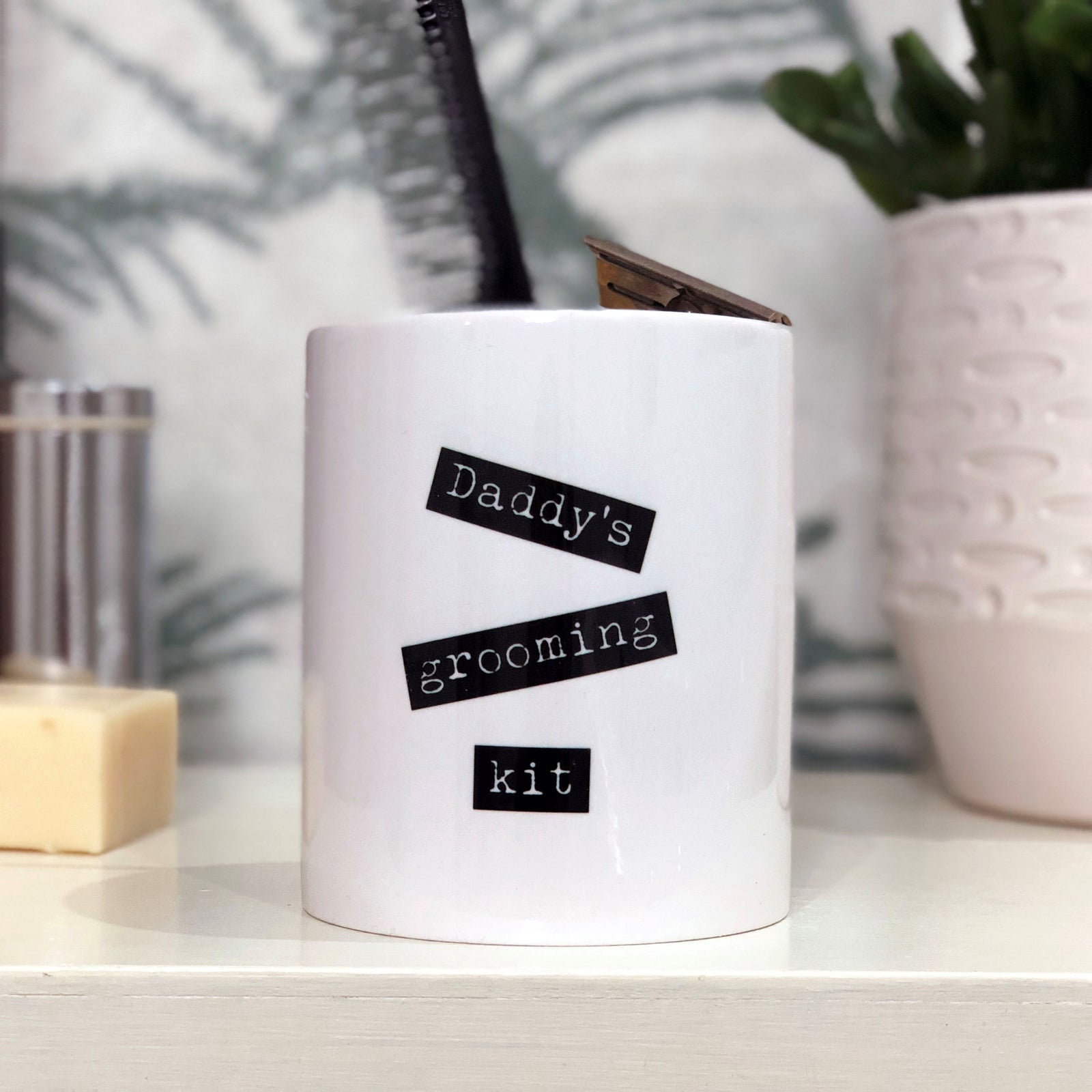 Daddys Grooming Kit Pot - Hendog Designs