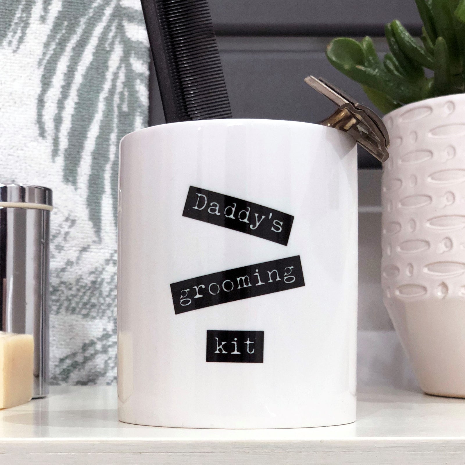 Daddys Grooming Kit Pot - Hendog Designs
