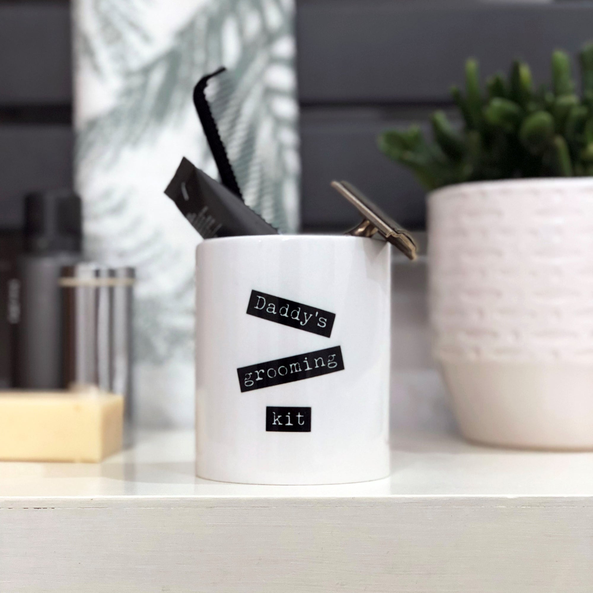 Daddys Grooming Kit Pot - Hendog Designs