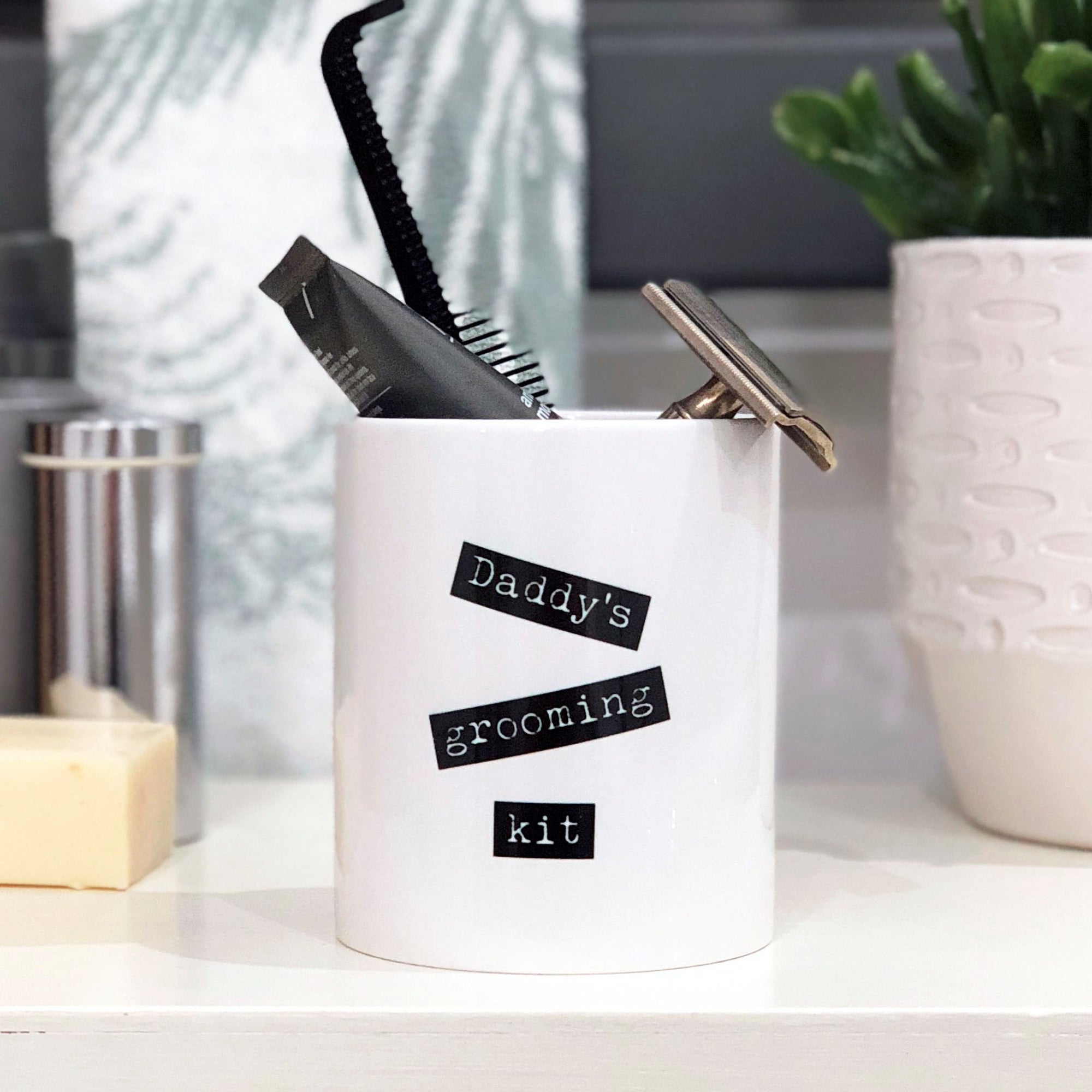 Daddys Grooming Kit Pot - Hendog Designs