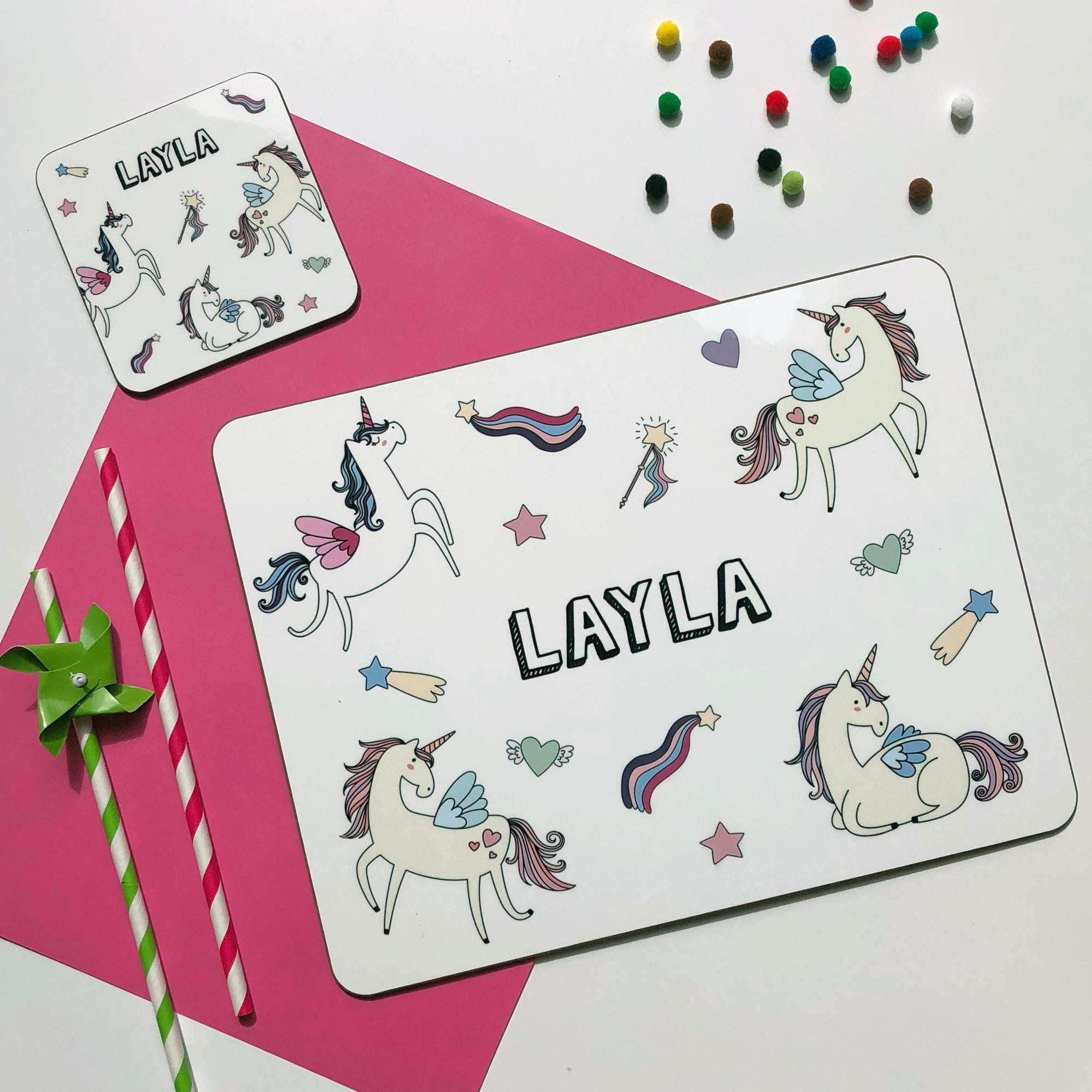 Unicorns Coaster - Hendog Designs