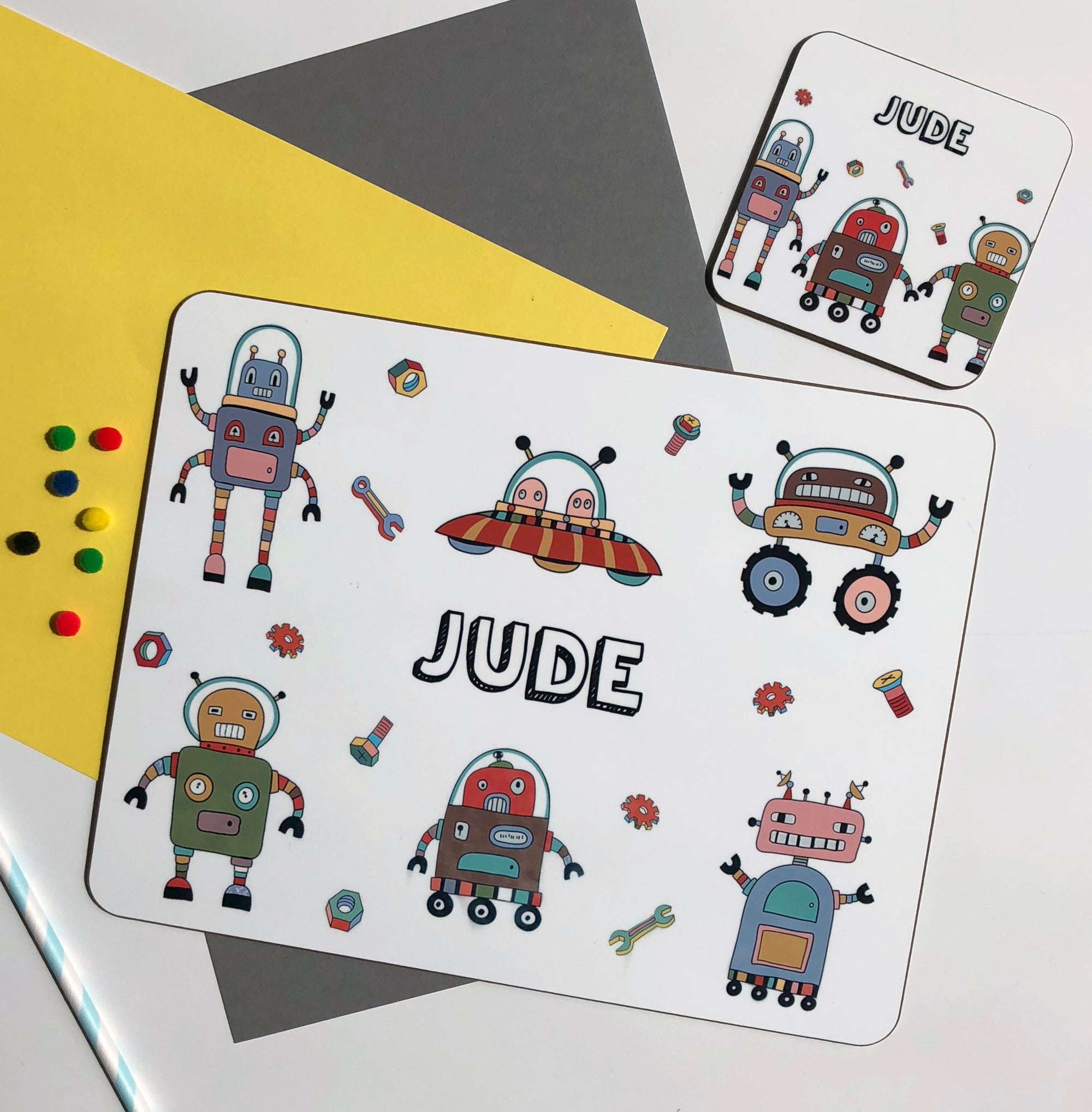 Robot Coaster - Hendog Designs