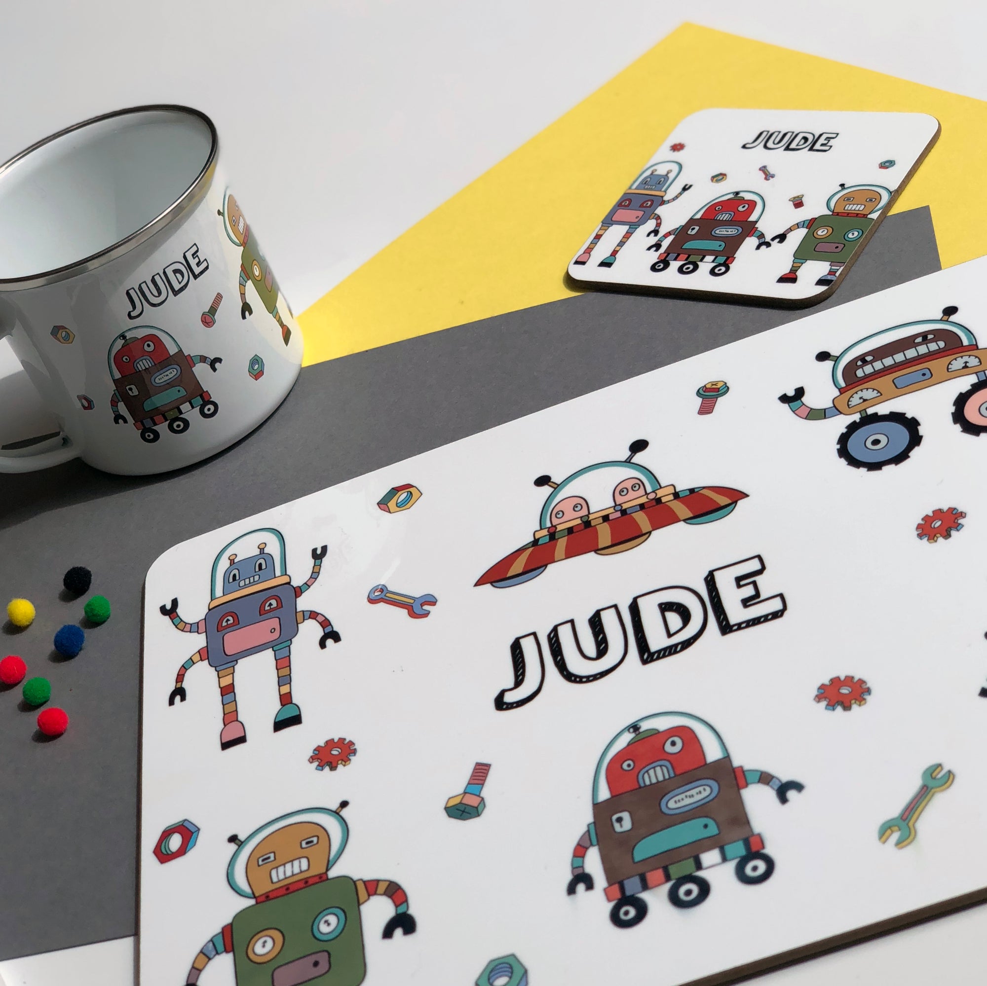 Robot Coaster - Hendog Designs