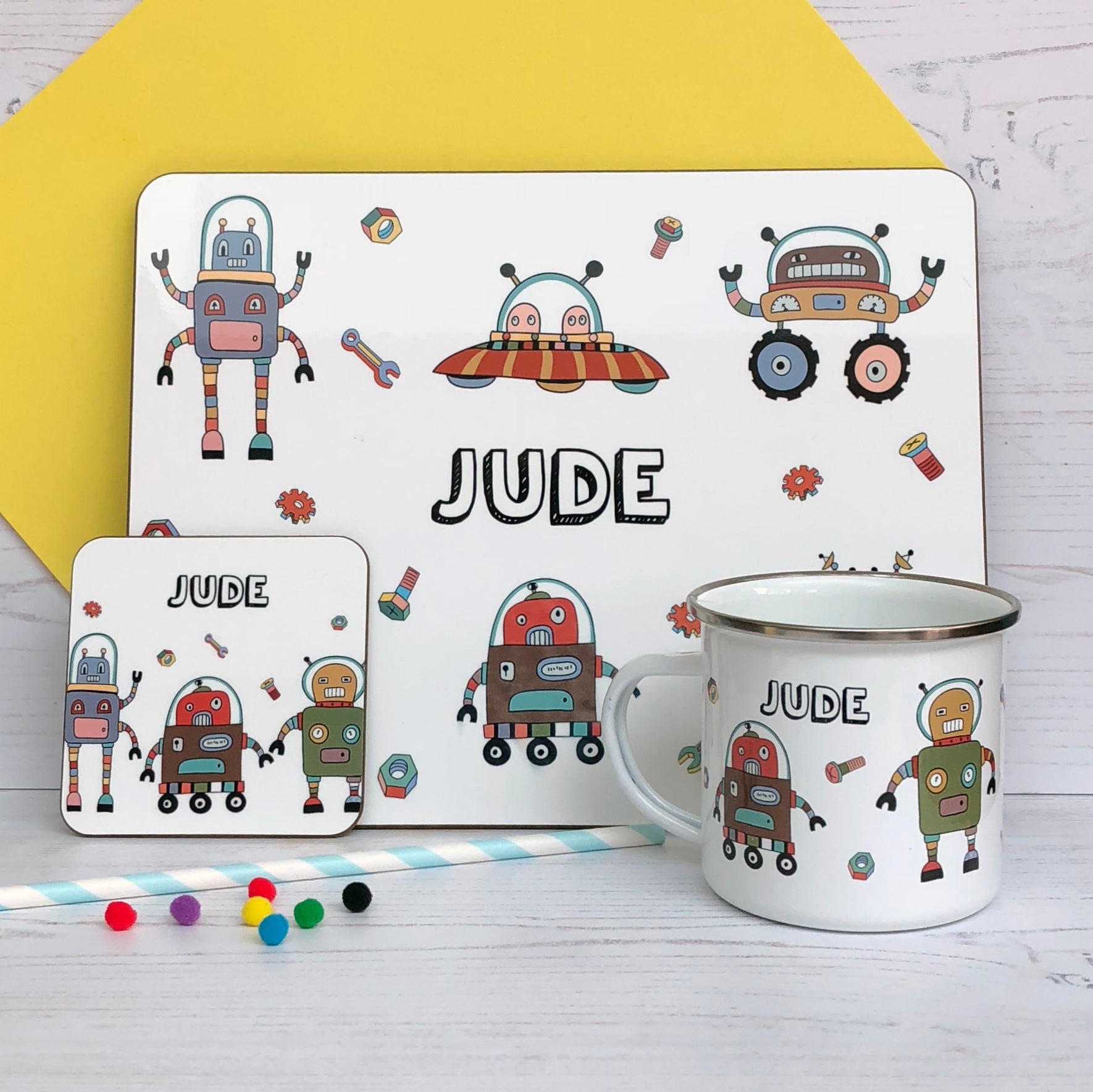 Robot Coaster - Hendog Designs