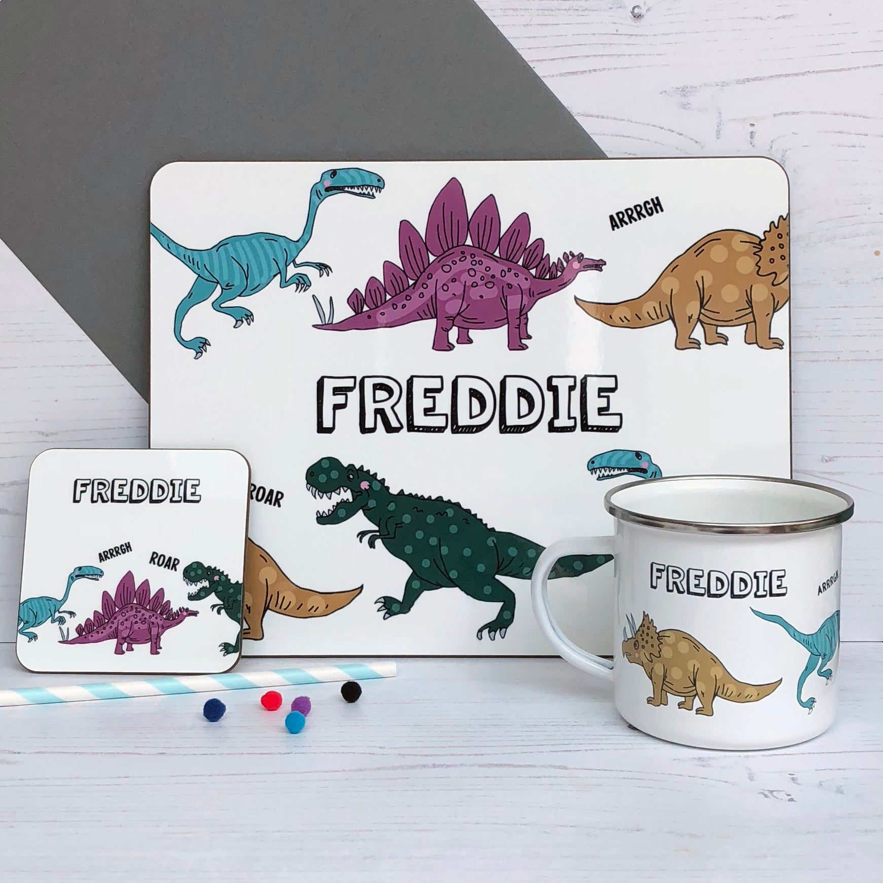 Dinosaur Coaster - Hendog Designs