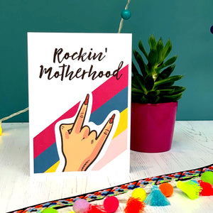 Rockin' Motherhood Greeting Card