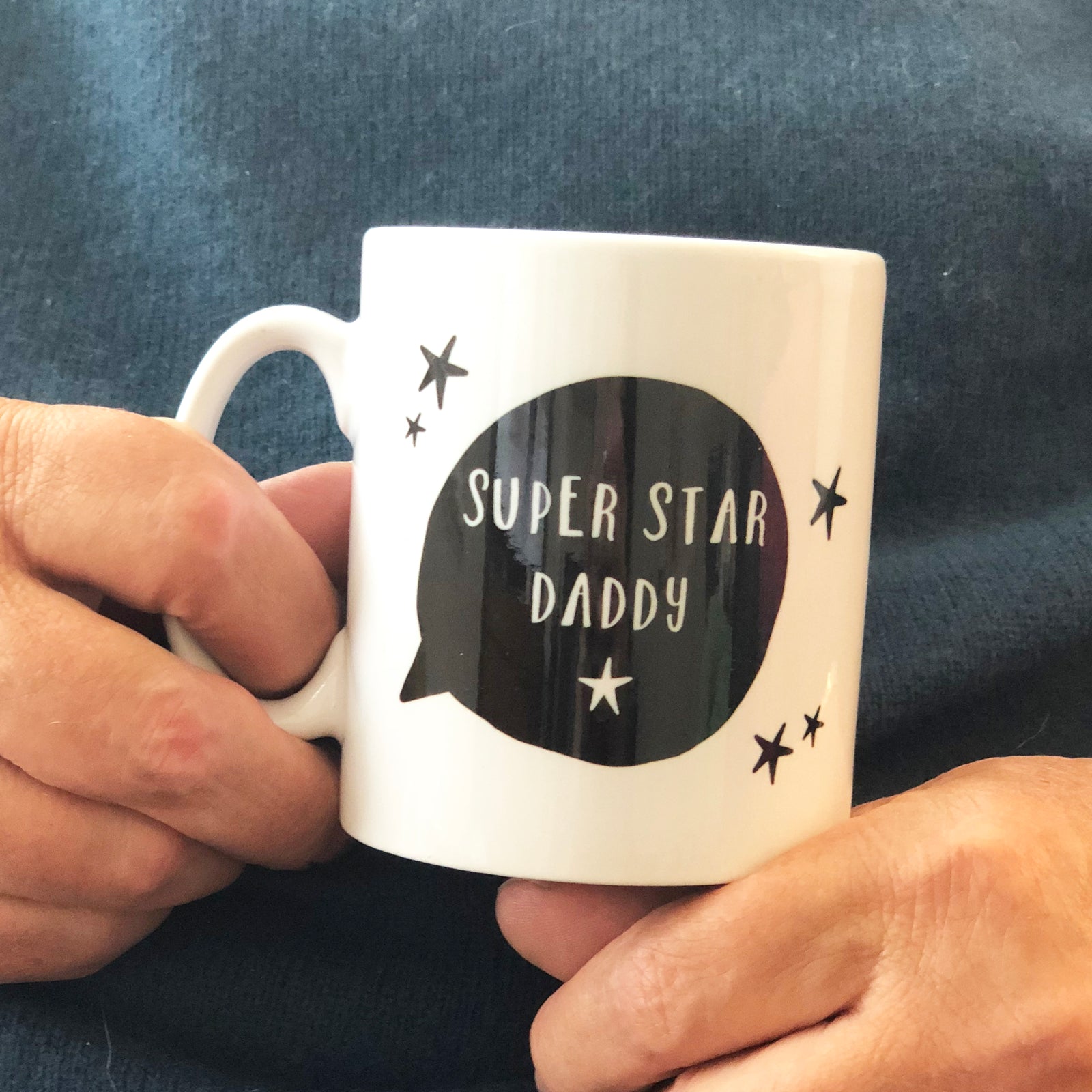 Super Star Daddy China Mug - Hendog Designs