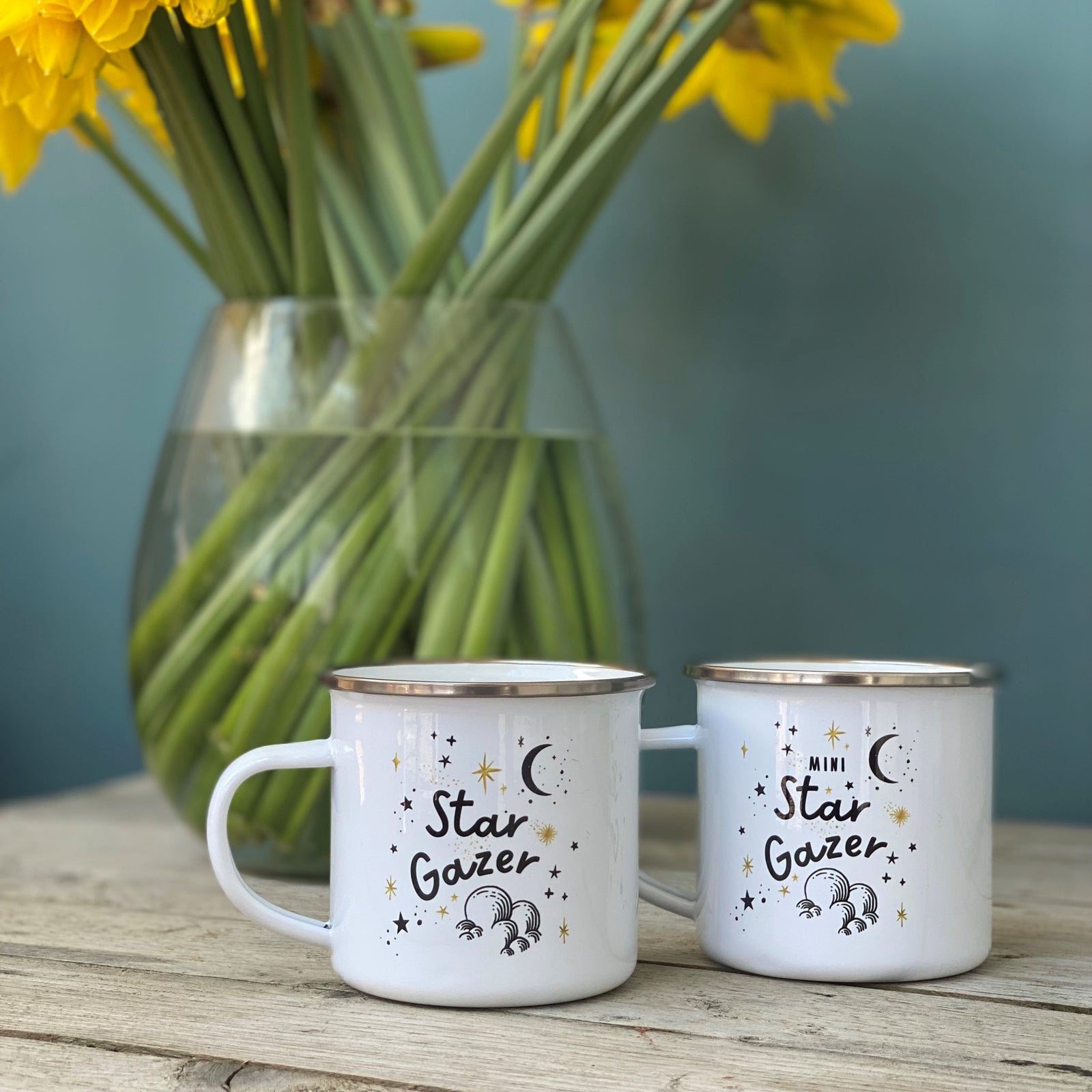 Star Gazer Enamel Mug 