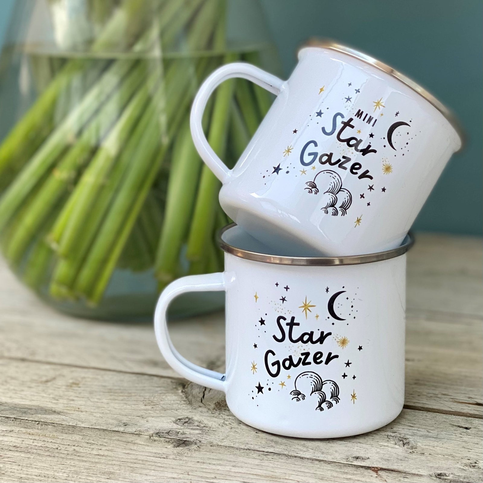Star Gazer Enamel Mug 