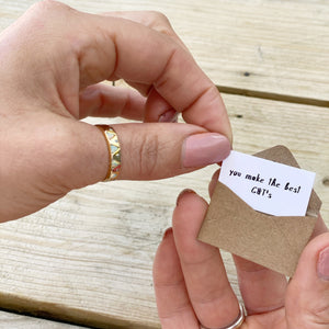 Tiny mini love letter