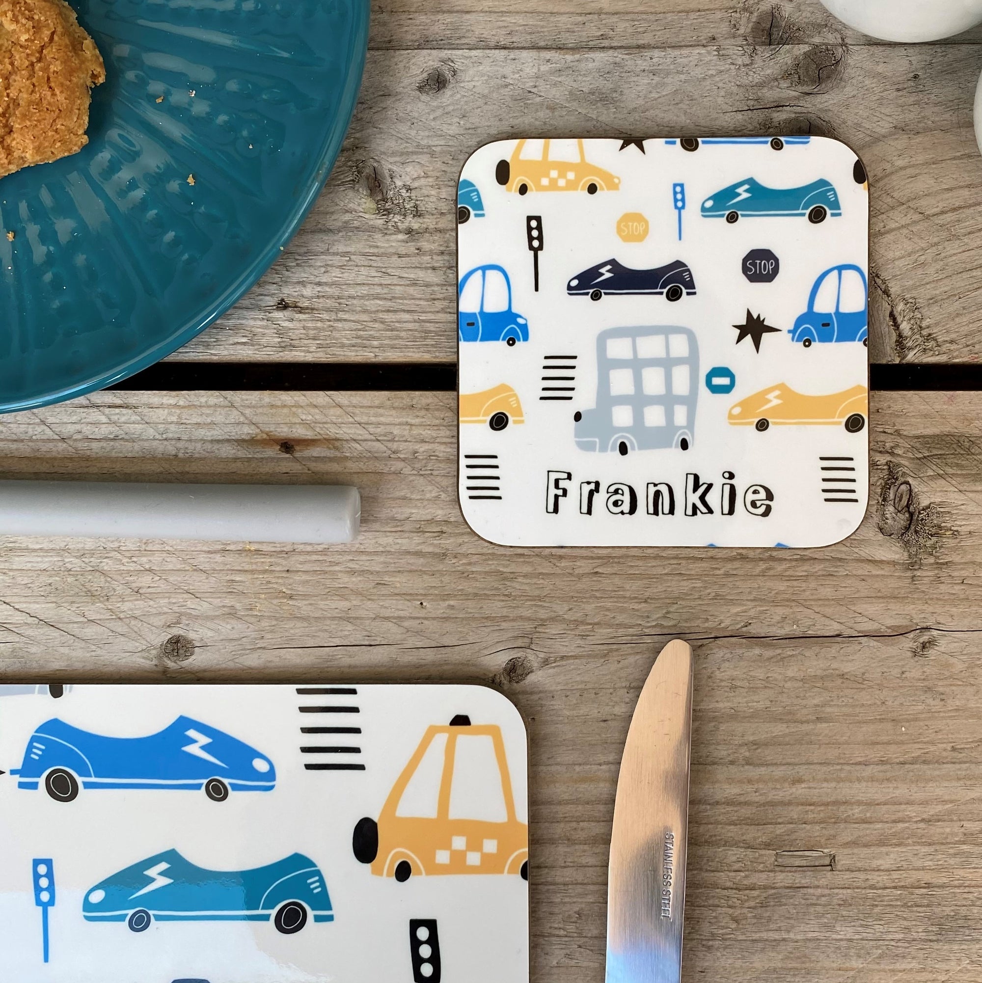 Transport Personalised Placemat - Cars