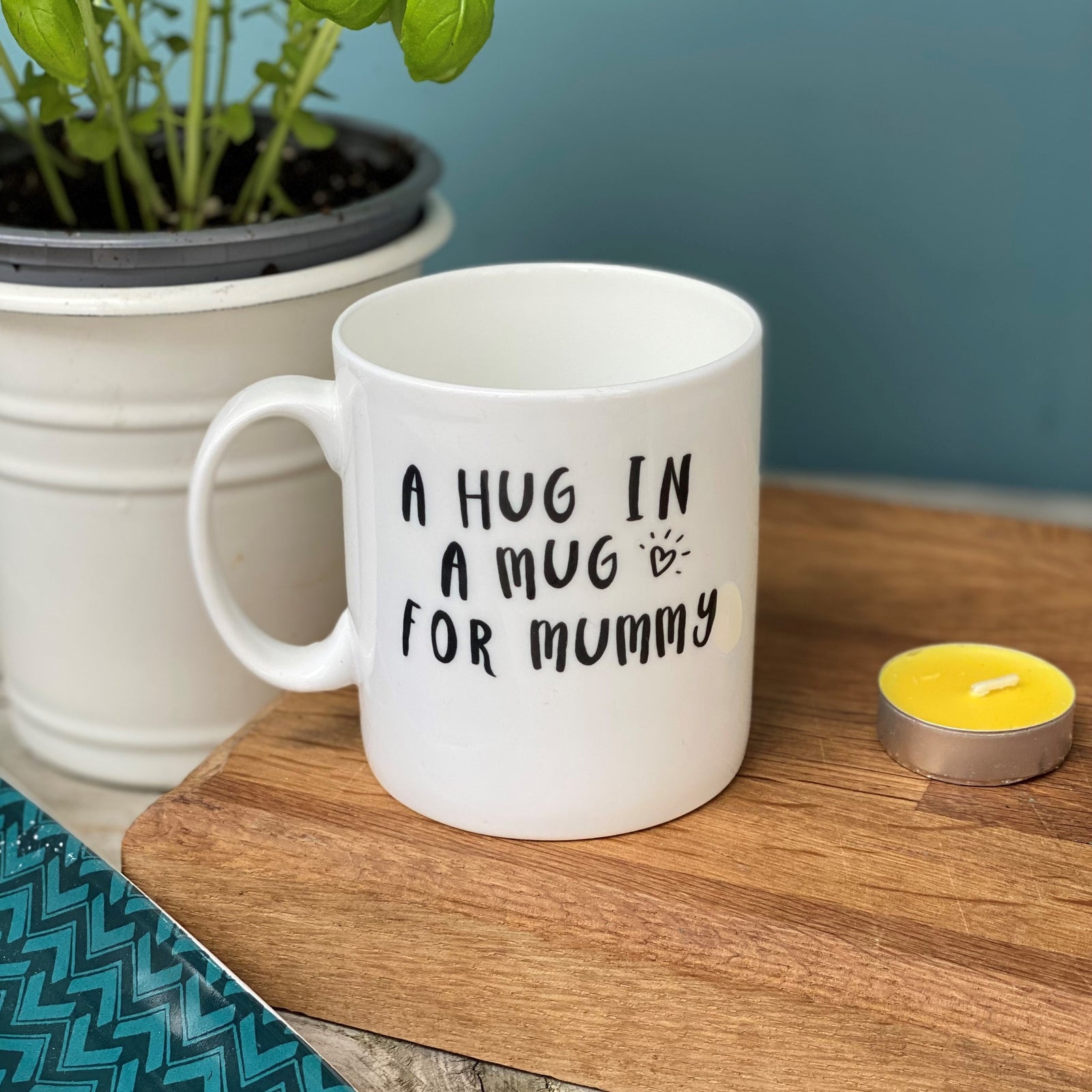 a hug in mug for mummy