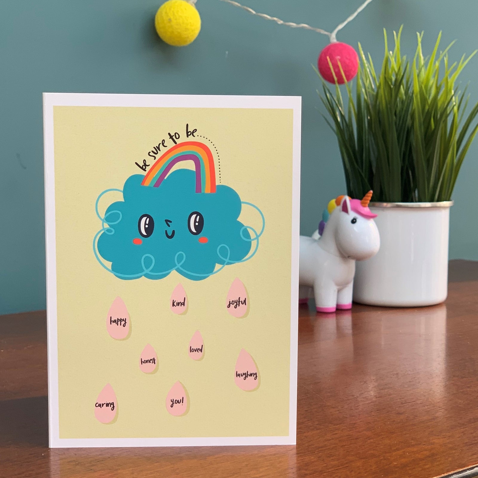 Be Sure To Be Happy A6 Card