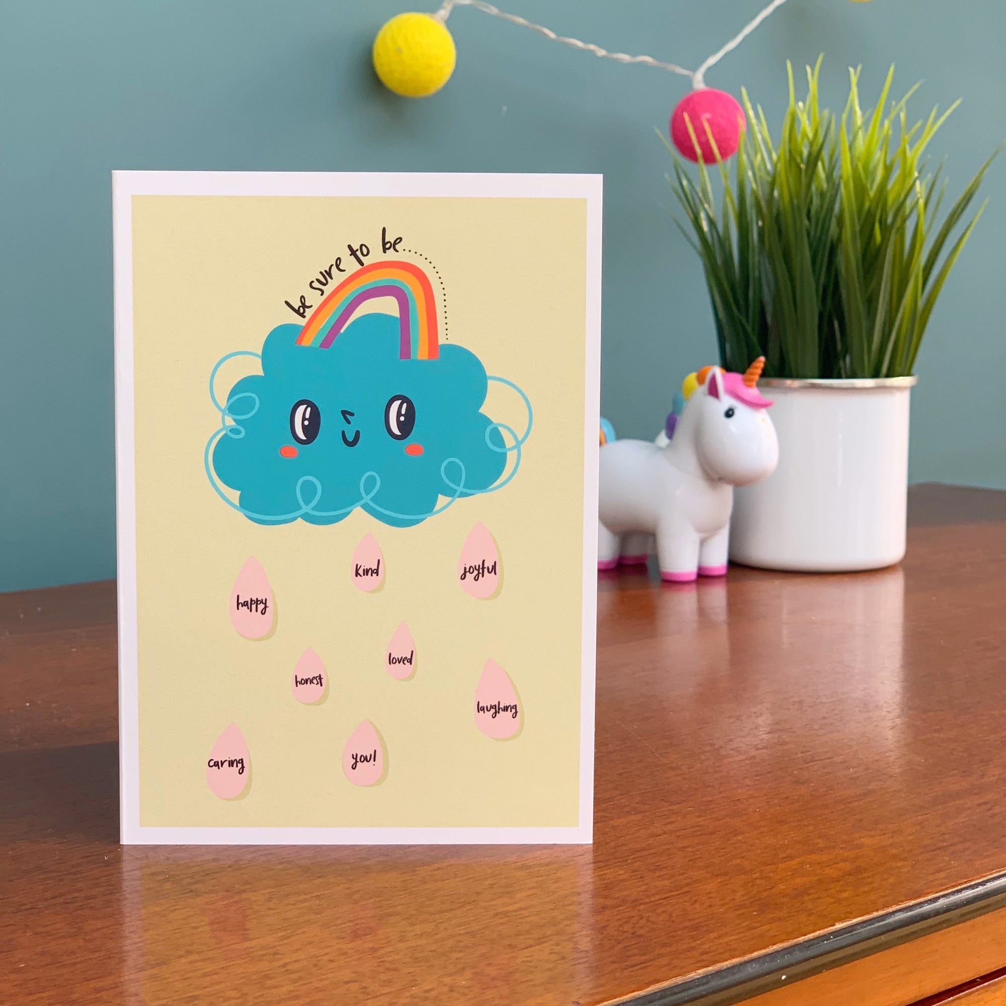 Be Sure To Be Happy A6 Card
