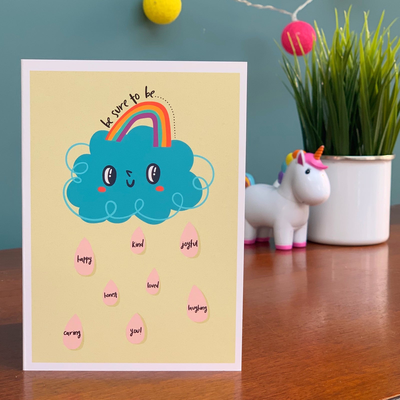 Be Sure To Be Happy A6 Card