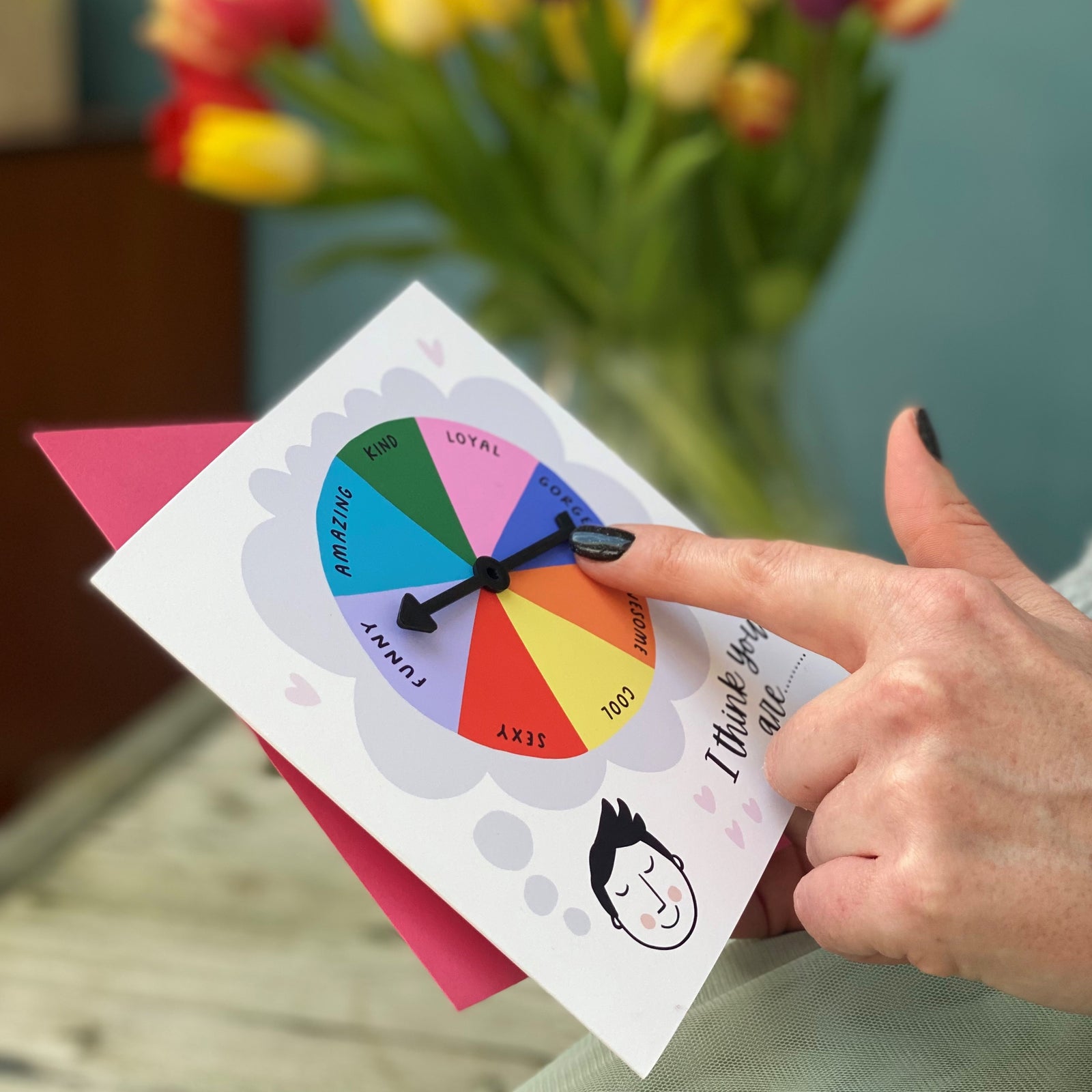 Spinning 'I think You Are..' Card for Someone Special