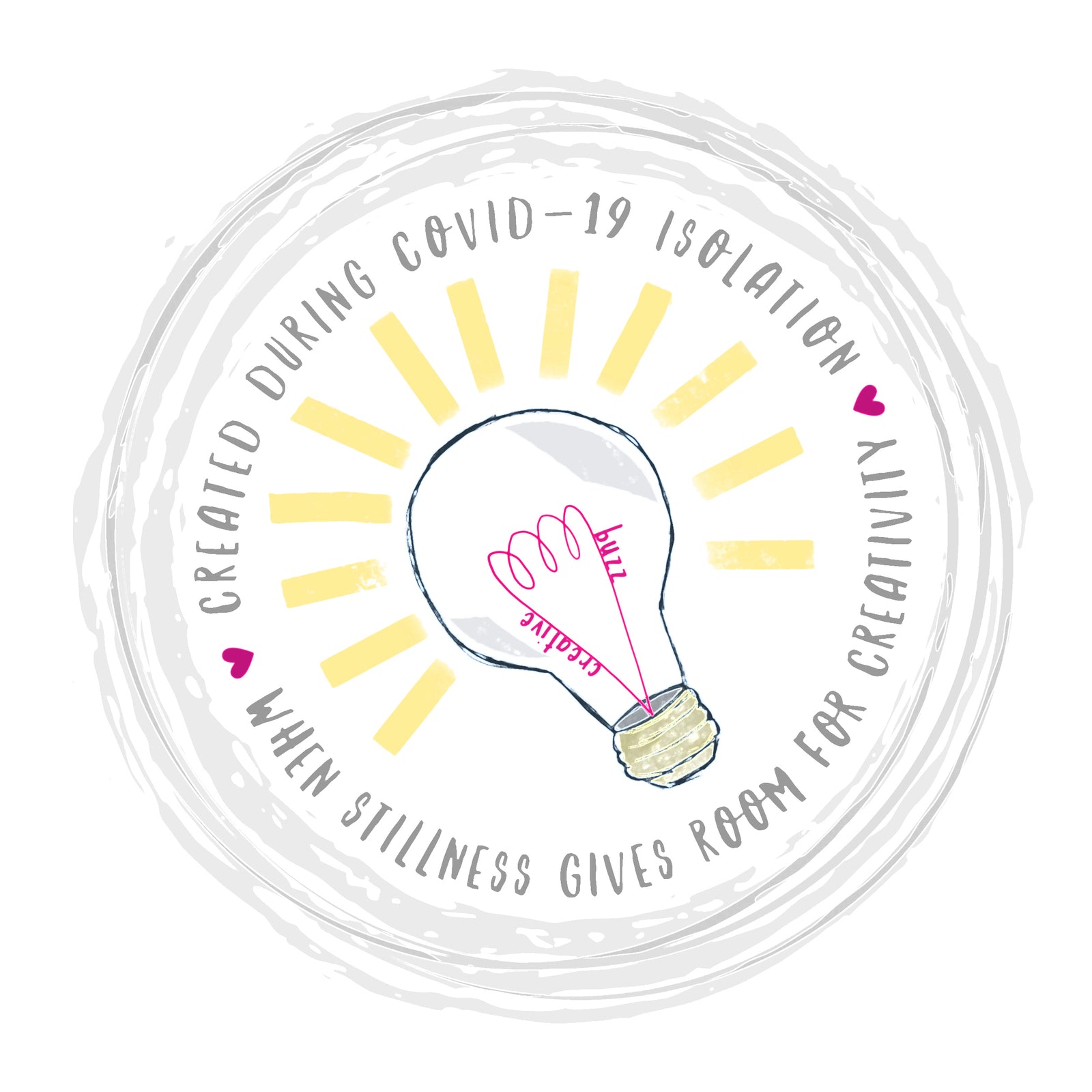 'Created during Covid-19 Isolation' Logo FREE DOWNLOAD