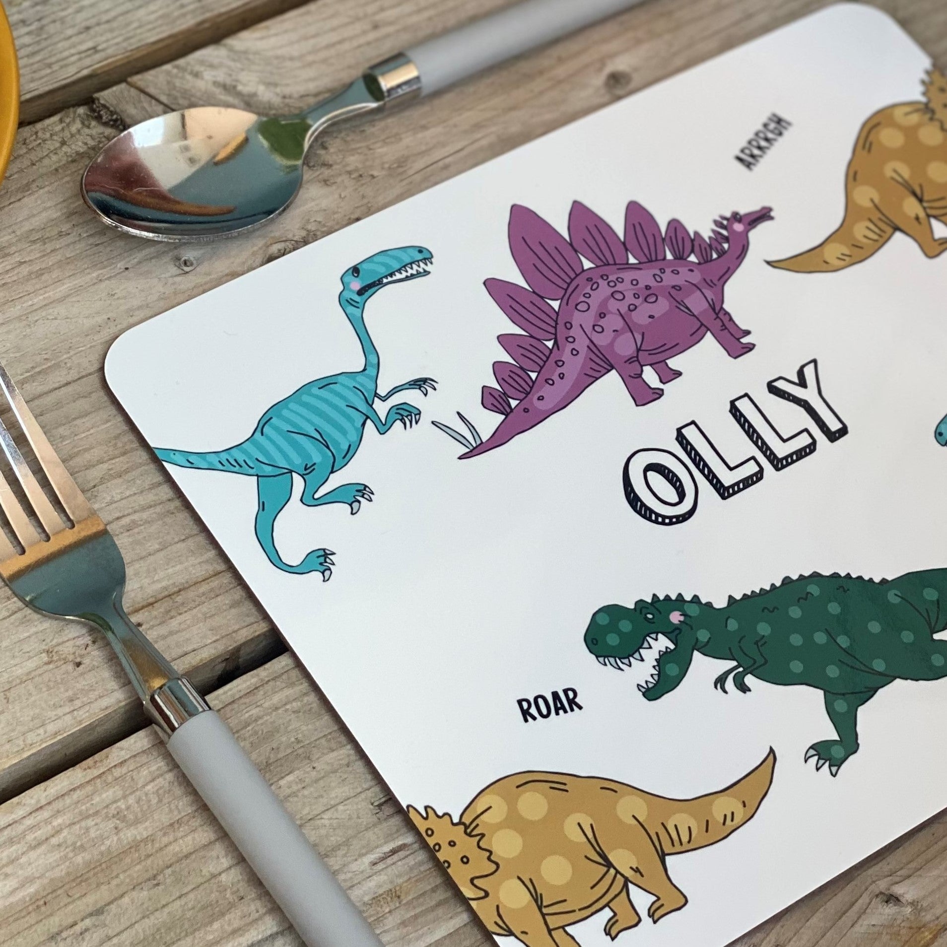 Dinosaur Placemat - Hendog Designs