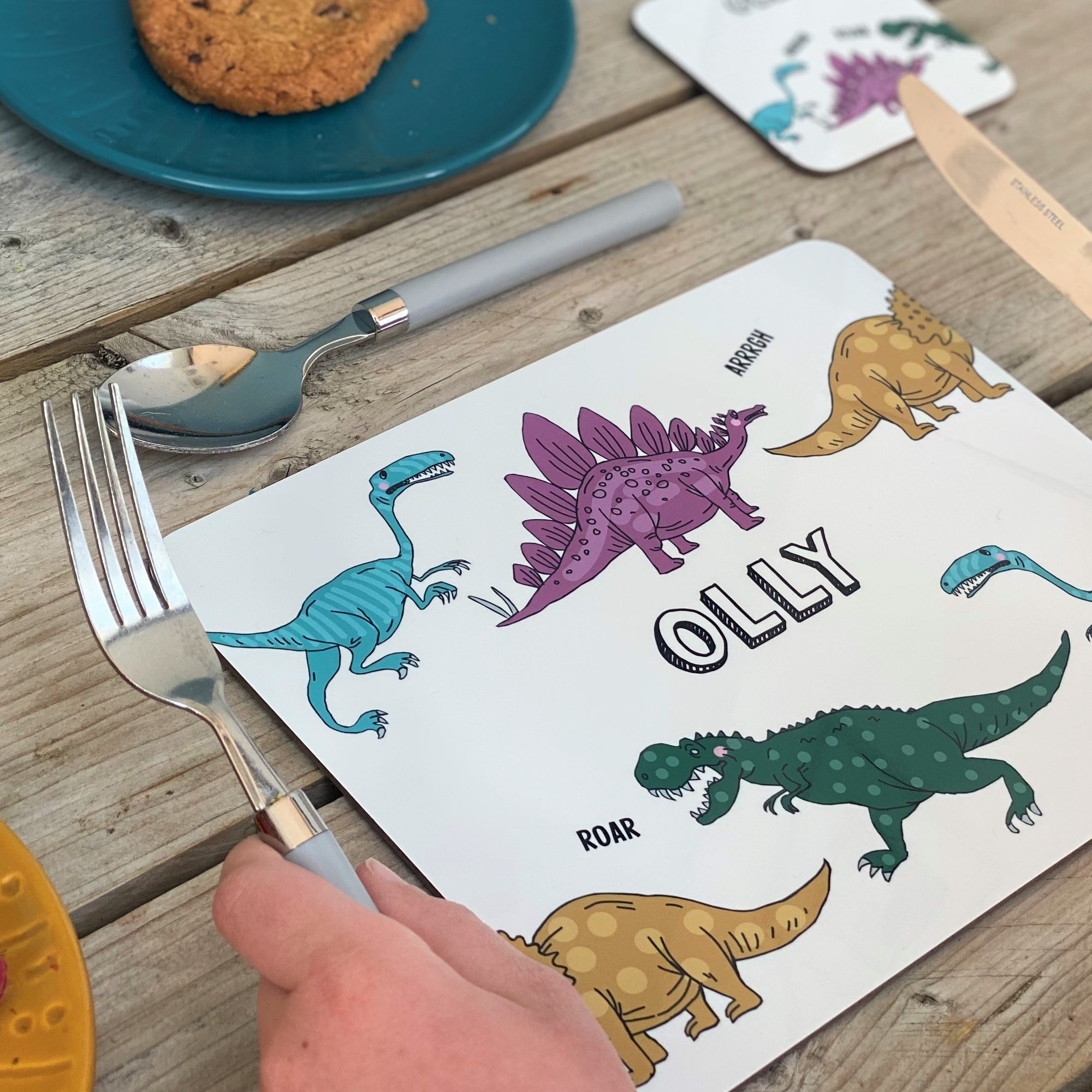 Dinosaur Placemat - Hendog Designs