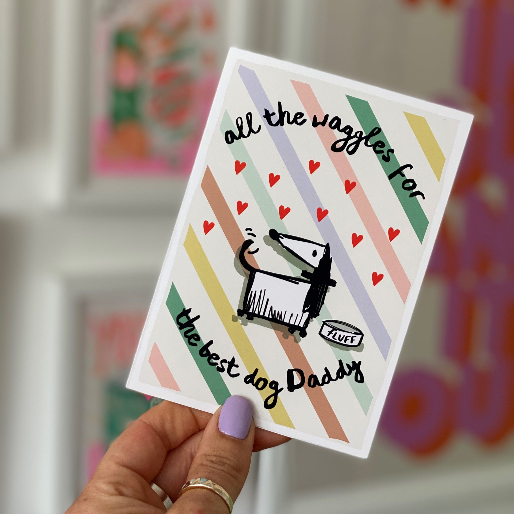 Dog Daddy Father's Day Card