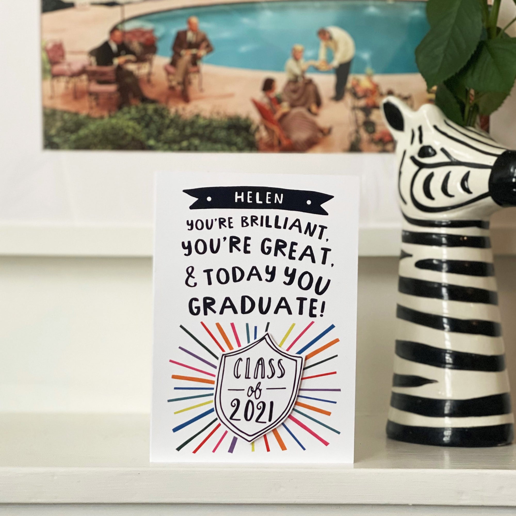 GRADUATION CARD - CLASS OF 2022 SHIELD