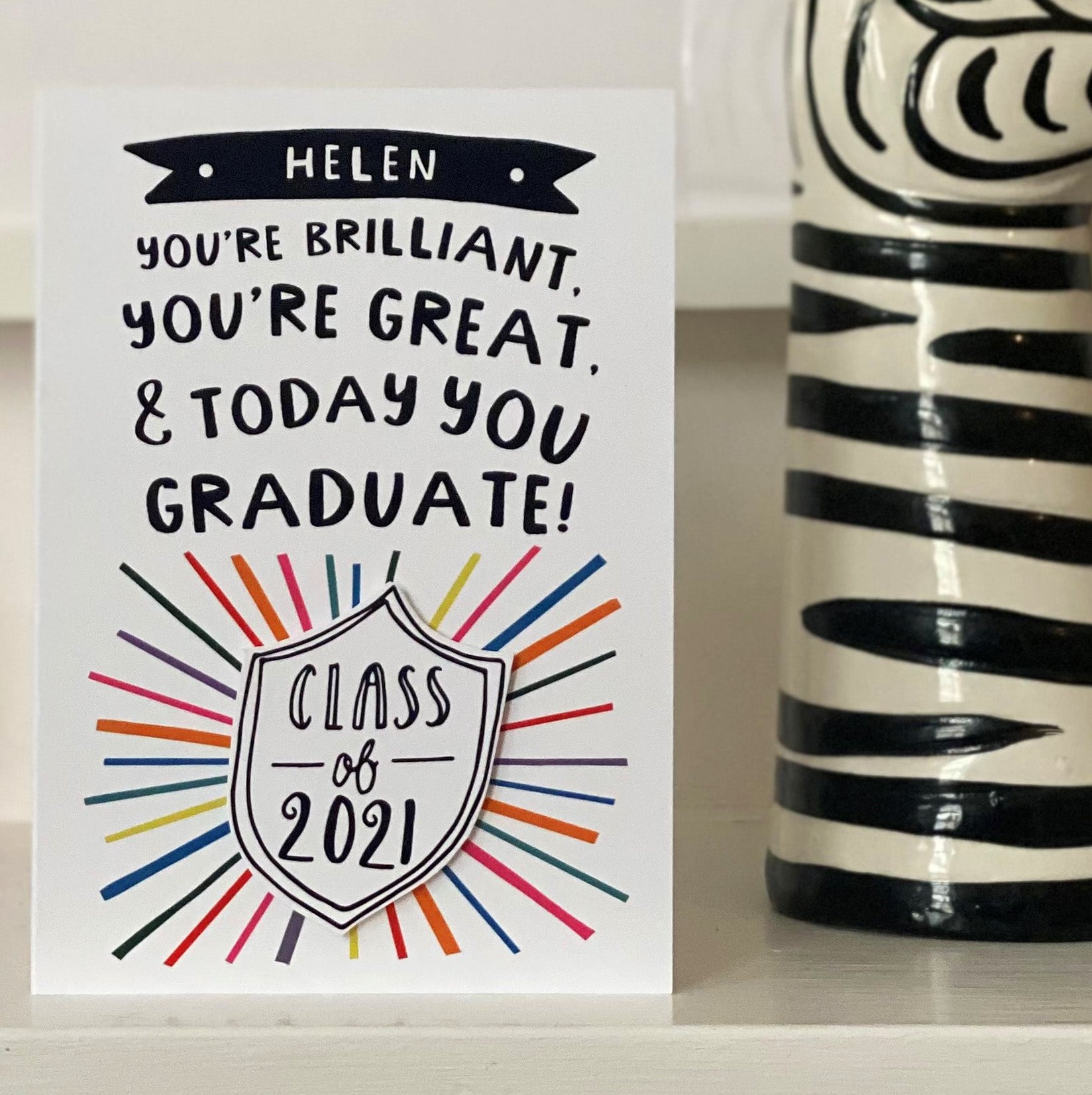 GRADUATION CARD - CLASS OF 2022 SHIELD