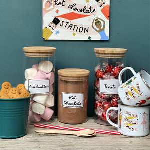 Set of Three Hot Chocolate Station Labels