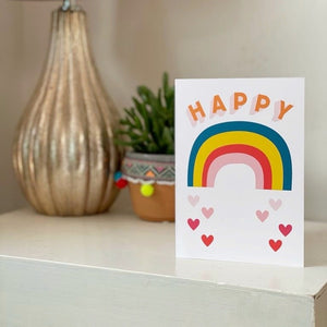 Happy Rainbow Greeting Card