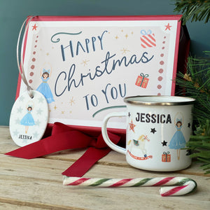 Christmas Ballerina Mug And Decoration Gift Set