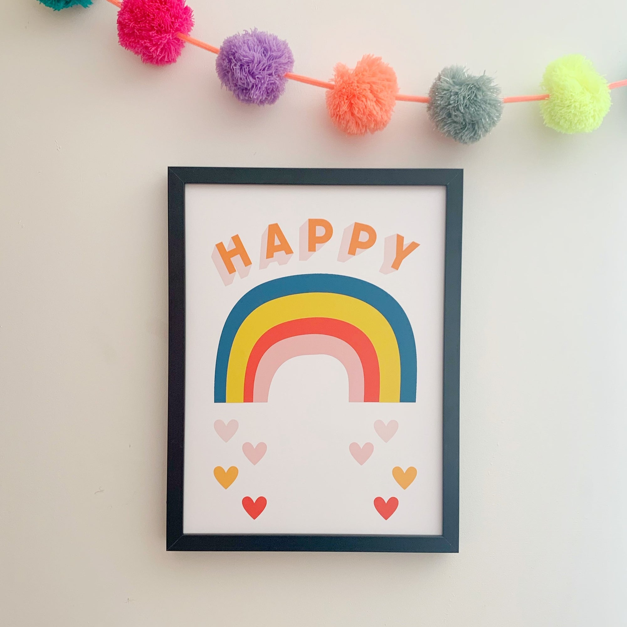 Happy Rainbow Print