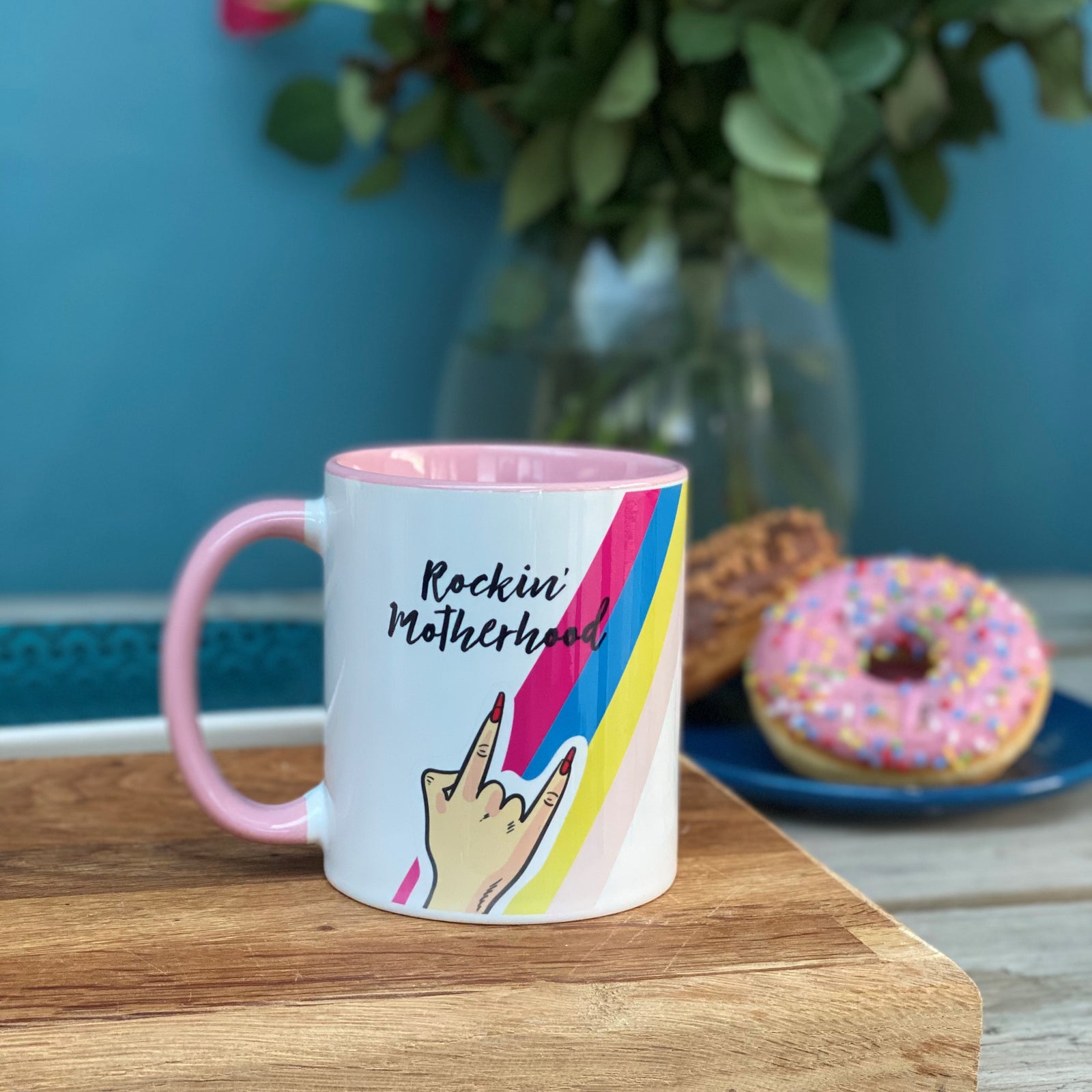 Rockin' Motherhood China Mug - Hendog Designs