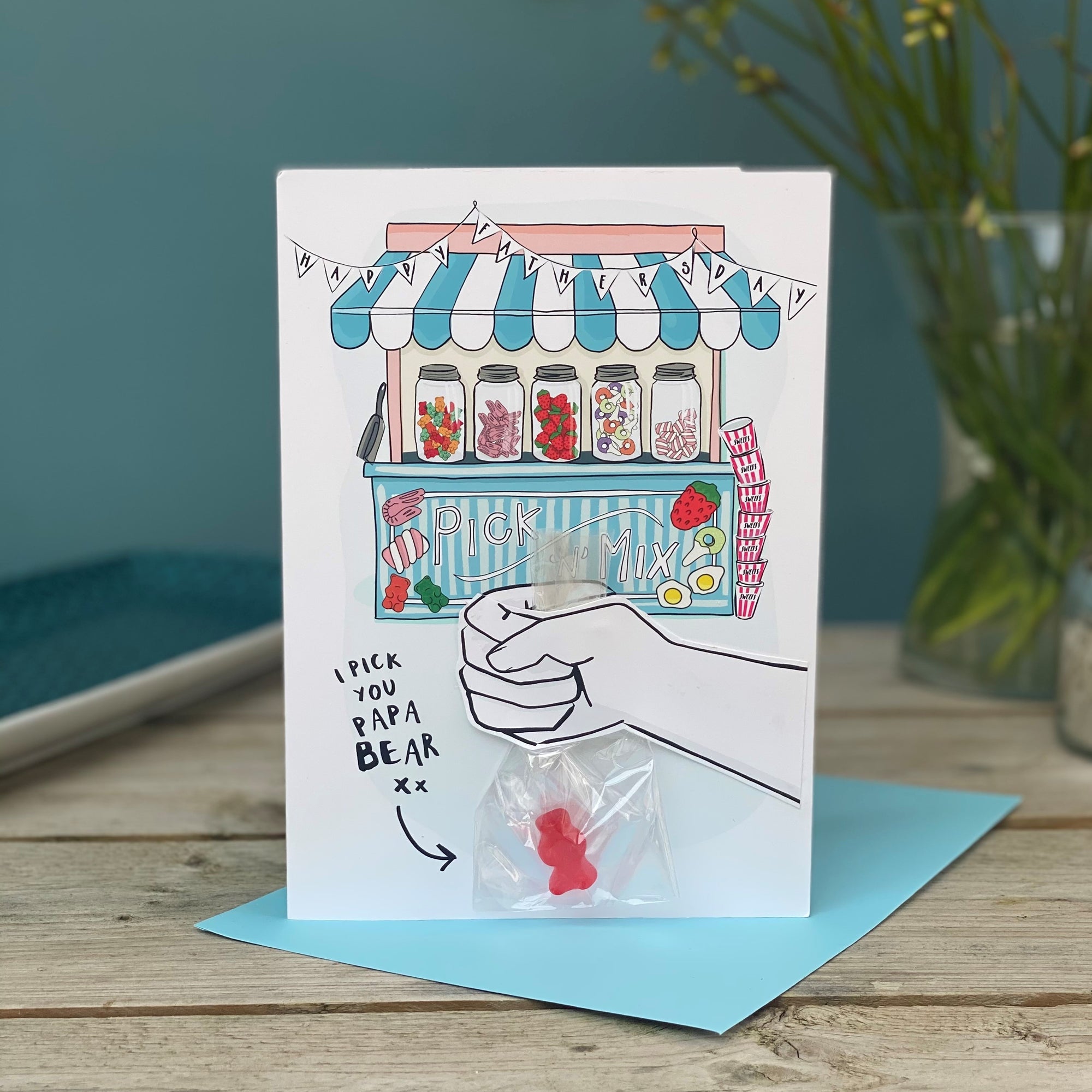 Pick And Mix, I Pick You Papa Bear Card