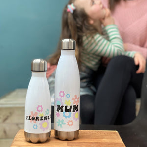 'Mummy And Me' Floral Thermal Water Bottle's Set