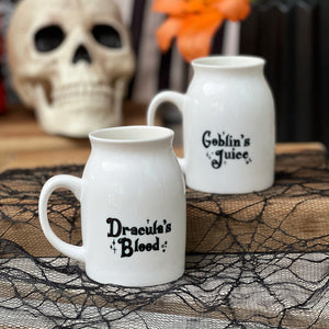 Dracula's Blood Bone China Milk Mug