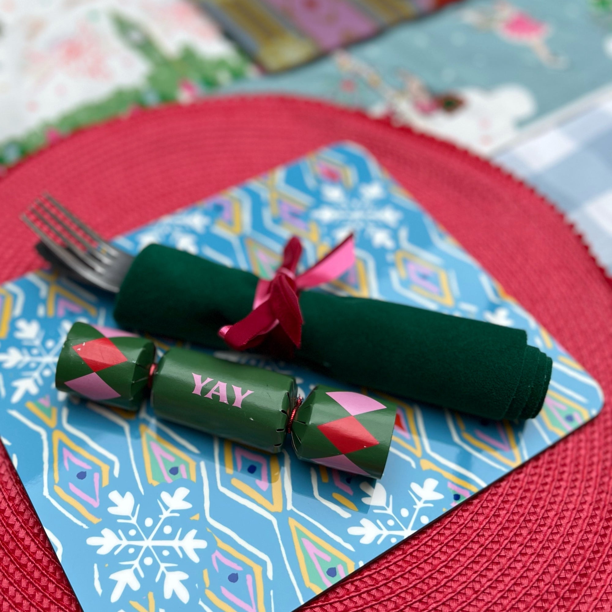 Vibrant Christmas Placemats